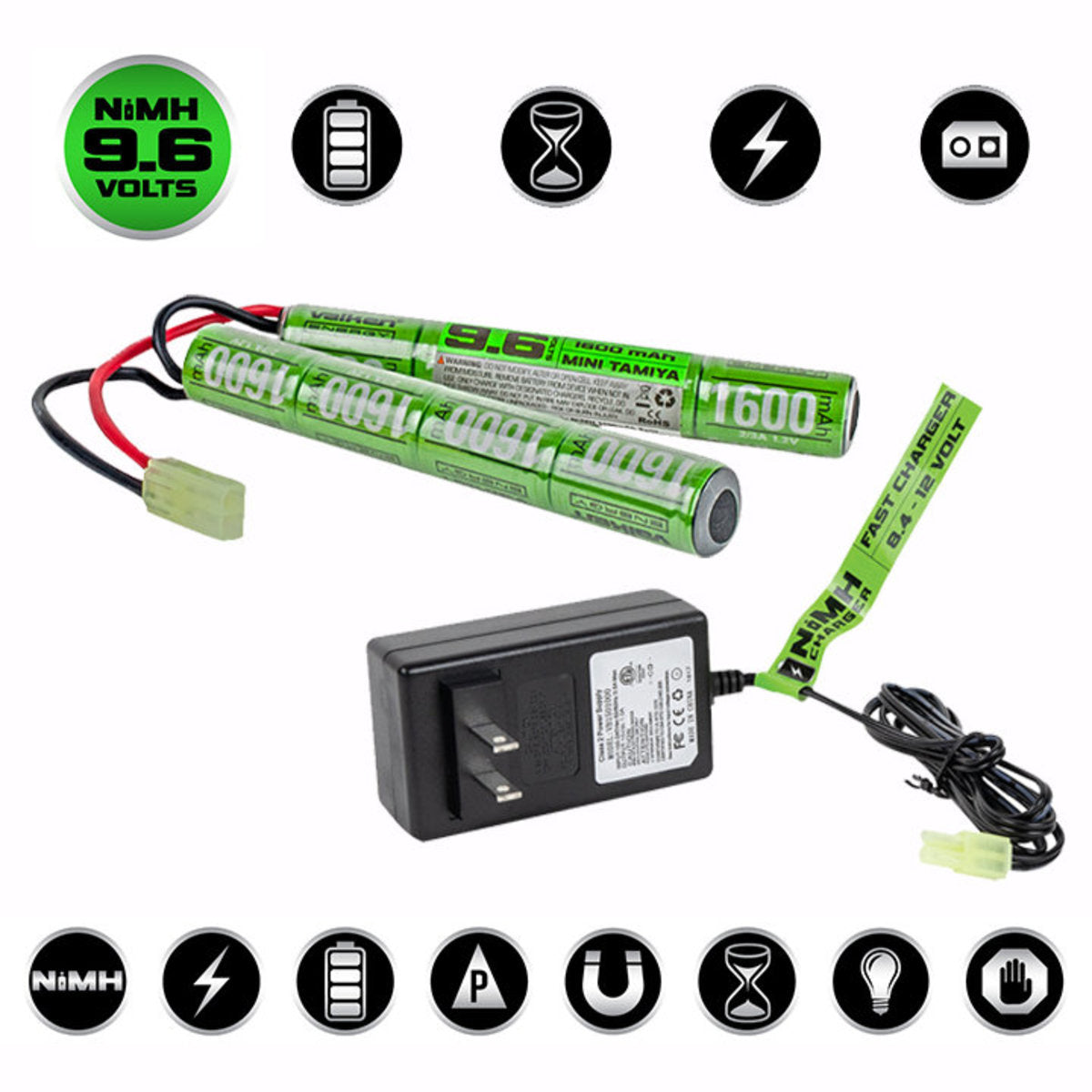 POWER KIT - BATTERY CHARGER KIT 9.6V