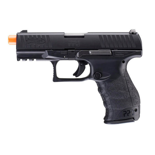 WALTHER PPQ GBB 6mm Black Airsoft Pistol : Elite Force