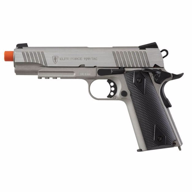 Elite Force 1911 TAC 6mm CO2 Airsoft Pistol Stainless Steel