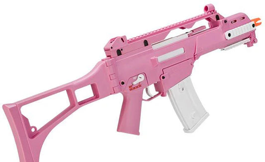 H&K G36C Pink Limited Edition Full Size Metal Gearbox Airsoft AEG